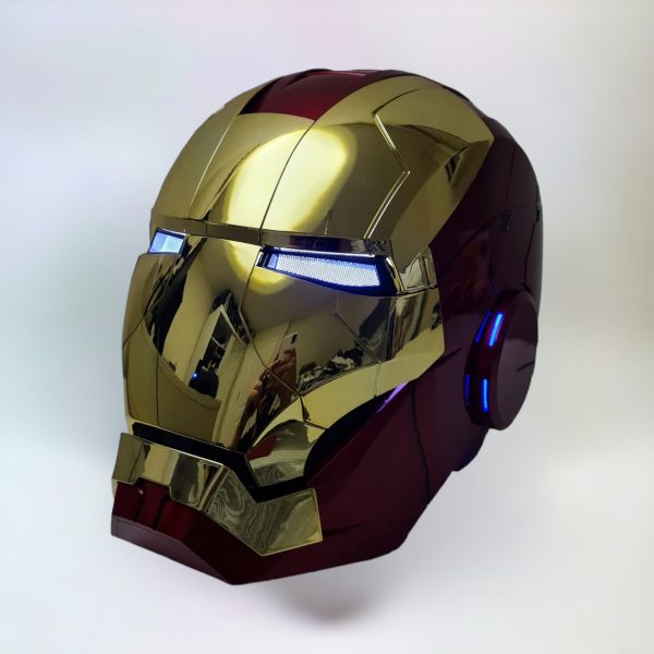 Iron Man MK5 Helmet Gold Edition with Voice Control - Image 3