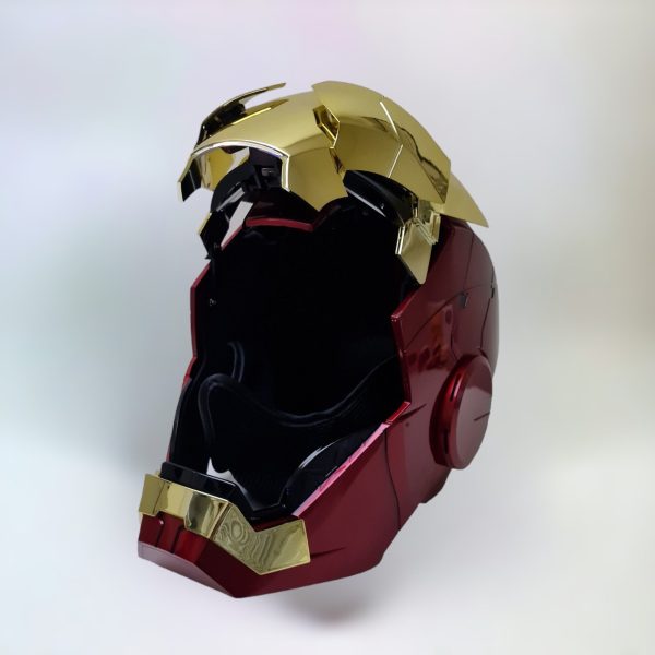 Iron Man MK5 Helmet Gold Edition with Voice Control - Image 4