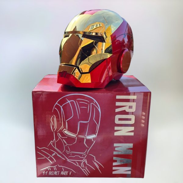 Iron Man MK5 Helmet Gold Edition with Voice Control