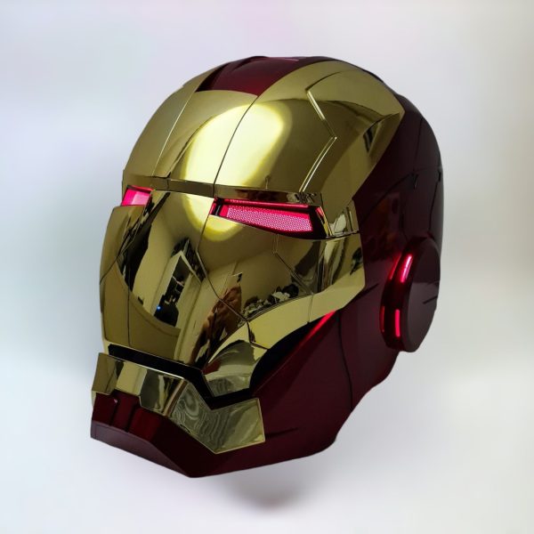 Iron Man MK5 Helmet Gold Edition with Voice Control - Image 2