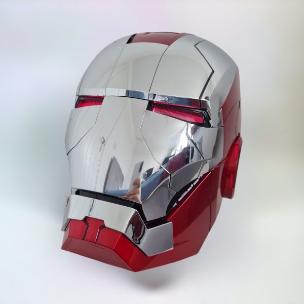 Iron Man MK5 Helmet Silver Edition with Voice Control - Image 2